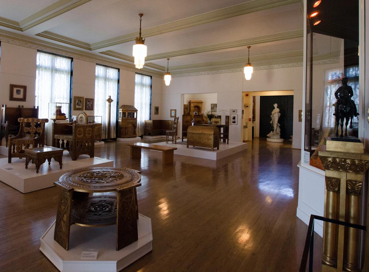 P1010949.jpg - Most of the furniture displayed was originally purchased for use in this mansion