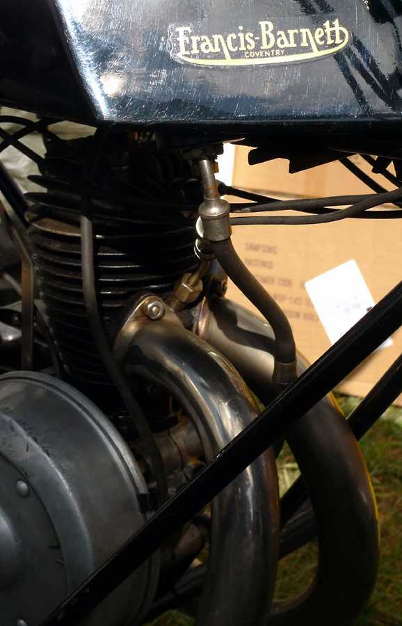 L1010197.JPG - A nicely patina'd Francis Barnett. This one was pretty cheap as I recall.