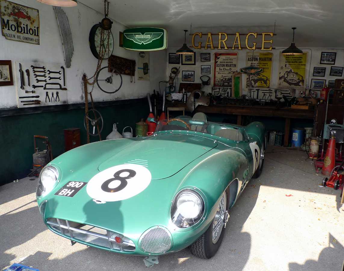 L1010852.JPG - A DBR1 graces the Aston Martin garage.