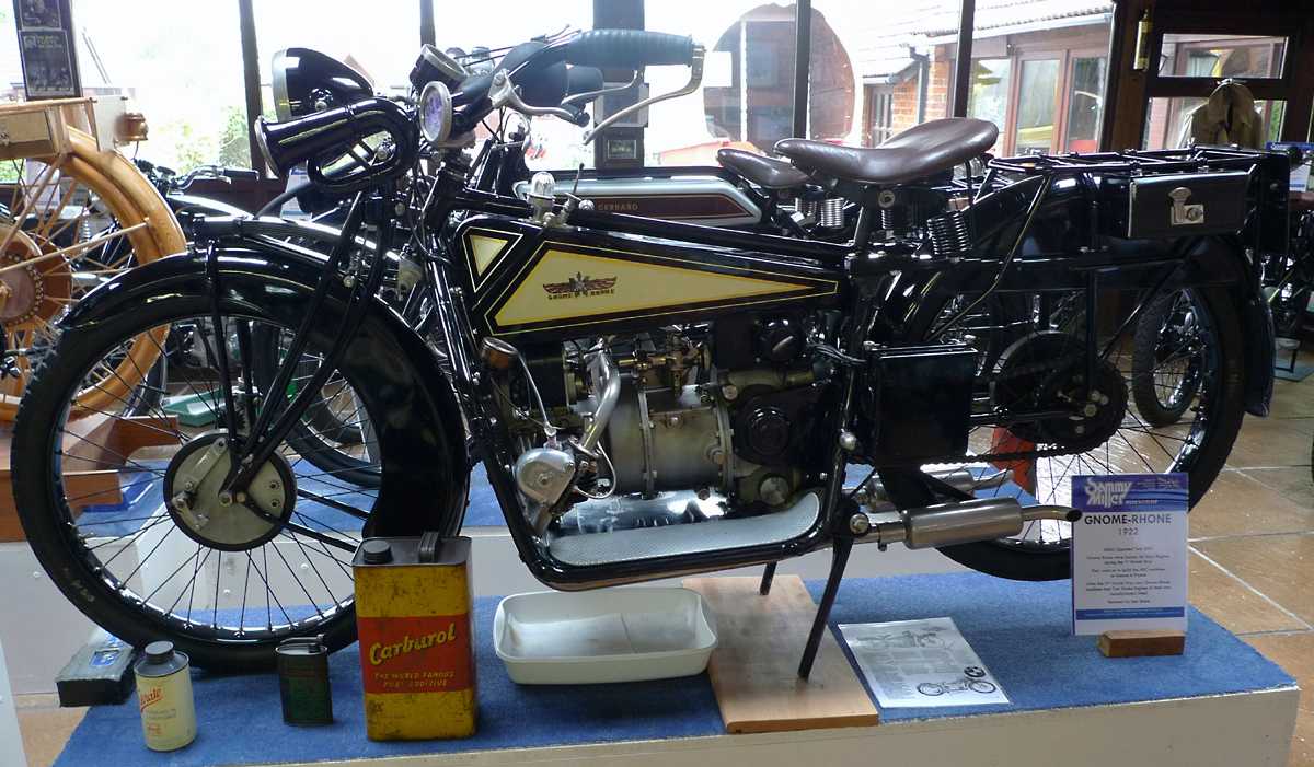 L1010580.JPG - In 1922 the Gnome-Rhome was one of the most expensive motorcycles in the world.